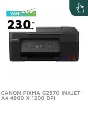 Digitotaal Canon pixma g2570 inkjet a4 4800 x 1200 dpi aanbieding