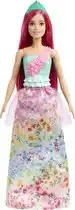 Bol.com Barbie dreamtopia - barbiepop - prinses met roze haar aanbieding