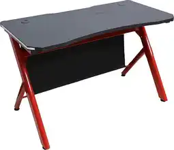 Bol.com Bureau sirocco - gaming desk - met led verlichting - 120 x 60 cm aanbieding