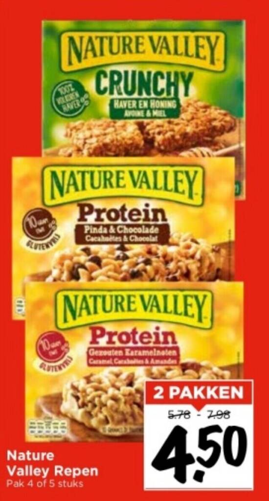 Nature Valley Repen aanbieding bij Vomar