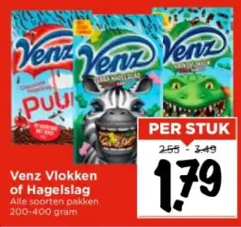 Vomar Voordeelmarkt Venz Vlokken of Hagelslag aanbieding