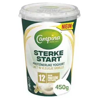 Jumbo Campina sterke start yoghurt met 'n vleugje vanille 450g aanbieding