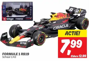 Dekamarkt FORMULE 1 RB19 Schaal 1:43 aanbieding