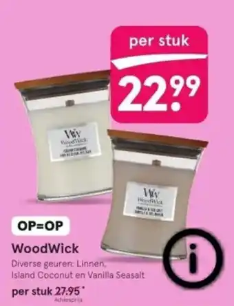 Etos WoodWick aanbieding