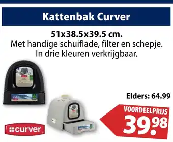 Huisdier Voordeelshop Kattenbak curver aanbieding