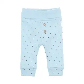 Babypark Feetje aop mini person broekje blauw aanbieding