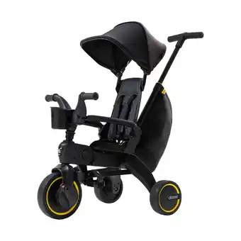 Babypark Doona liki trike special edition driewieler just black aanbieding