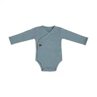 Babypark Baby's only melange romper lange mouw stonegreen aanbieding