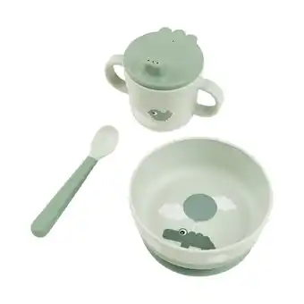 Babypark Done by deer happy clouds first meal eetset - green aanbieding