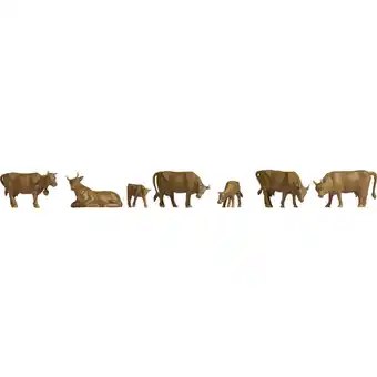 Conrad Noch 18216 h0 koeien figuren geverfd, staand, liggende aanbieding