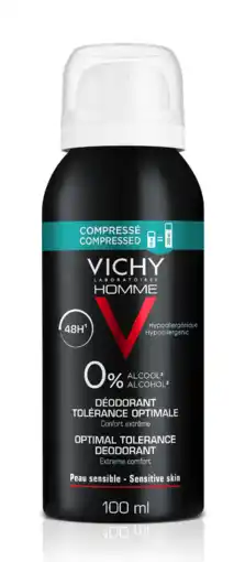 De Online Drogist Vichy homme deodorant spray 48u compressed voor mannen aanbieding