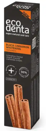 De Online Drogist Ecodenta black cinnamon whitening toothpaste aanbieding