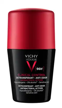 De Online Drogist Vichy homme clinical control 96 uur deodorant roller aanbieding