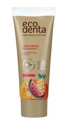De Online Drogist Ecodenta tandpasta kids juicy fruit aanbieding