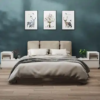 fonQ Vidaxl nachtkastje wit aanbieding