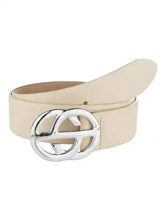 Klingel Leren riem mona beige aanbieding