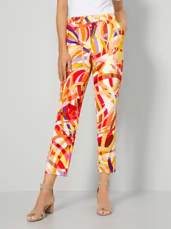 Klingel 7/8-broek met praktisch bindbandje mona multicolor aanbieding