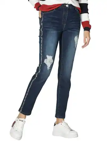 Klingel Jeans met glitterband opzij amy vermont dark blue aanbieding