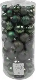 Intratuin Decoris kerstballen plc xxl groen d 8 cm 100 stuks aanbieding