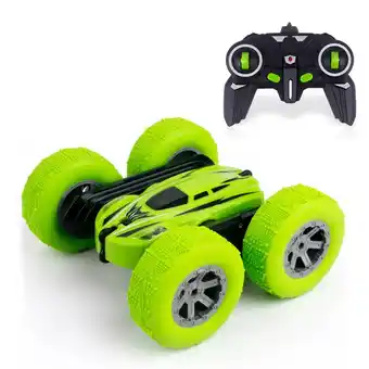 Intertoys Stuntauto 360 - groen aanbieding