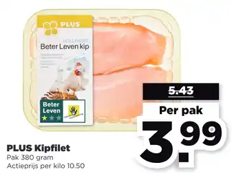 PLUS PLUS Kipfilet aanbieding