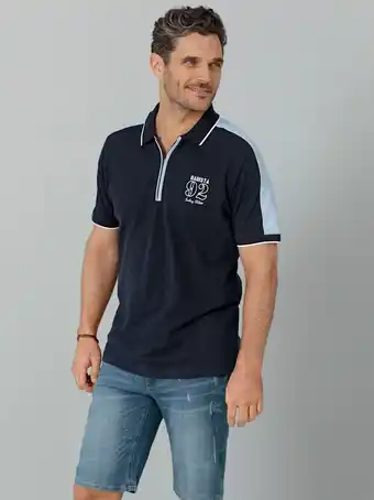 Klingel Poloshirt van duurzaam katoen babista marine/lichtblauw aanbieding