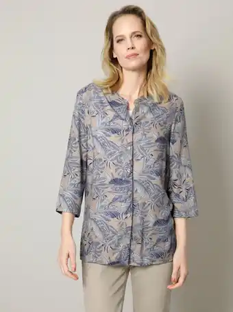 Klingel Blouse met bloemenprint mona blauw/zand aanbieding