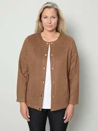 Klingel Imitatiesuède jasje van stretchmateriaal m. collection cognac aanbieding