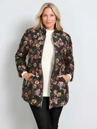 Klingel Keerbare jas met een effen en een gebloemde kant m. collection multicolor aanbieding