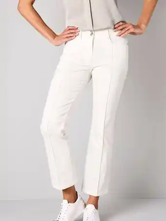 Klingel Jeans met bies alba moda wit aanbieding