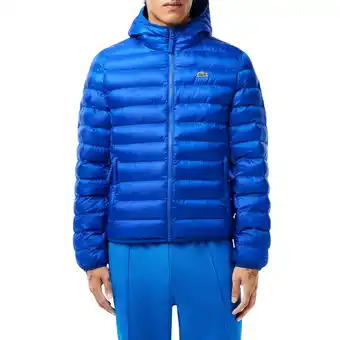 Plutosport Lacoste hooded puffer jas heren aanbieding