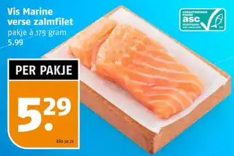 Poiesz Vis Marine verse zalmfilet pakje à 175 gram aanbieding