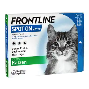 Zooplus 2 x 6 pipetten frontline spot-on kat aanbieding