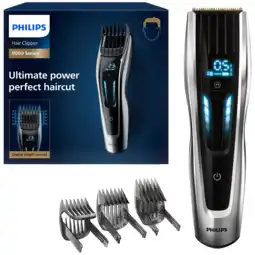 MediaMarkt Philips hairclipper series 9000 hc9450/15 incl. 3 haarkammen aanbieding