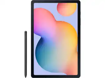 MediaMarkt Samsung galaxy tab s6 lite 64 gb grijs 2022 + hoes aanbieding