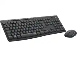 MediaMarkt Logitech mk295 stille draadloze combo grijs aanbieding