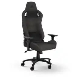 MediaMarkt Corsair corsair t3 rush 2023 stoffen gamestoel - houtskool aanbieding