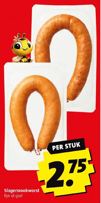 Boni Slagersrookworst aanbieding