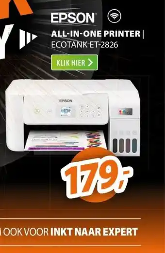 Expert All-in-one printer ecotank et-2826 aanbieding