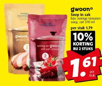 Boni Soep in zak 570 ml aanbieding