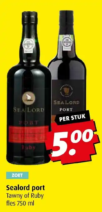 Boni Sealord port 750 ml aanbieding