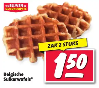 Nettorama Belgische Suikerwafels 2 STUKS aanbieding