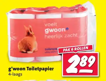 Nettorama Toiletpapier 4 laags 6 rollen aanbieding