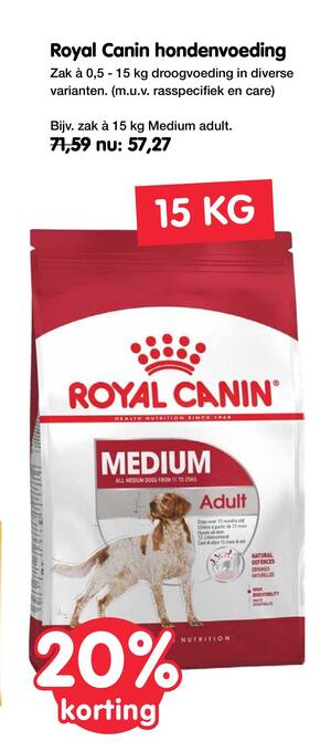 Jumper Royal Canin hondenvoeding 0.5-15 kg aanbieding