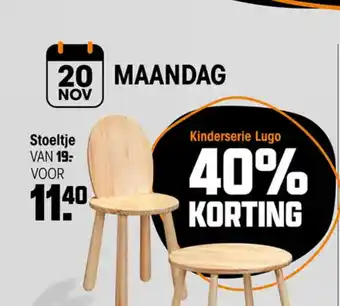 Kwantum Kinderserie Lugo Stoeltje aanbieding