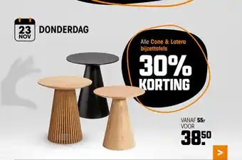 Kwantum Alle Cone & Latera bijzettafels aanbieding