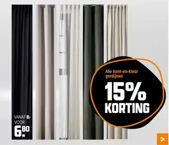 Kwantum Alle kant-en-klaar gordijnen aanbieding