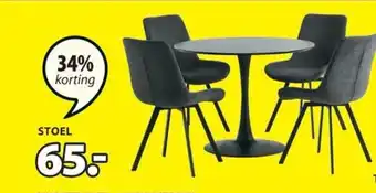 Jysk HYGUM STOELEN aanbieding