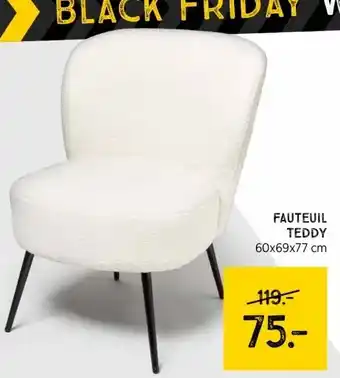 Xenos Fauteuil teddy aanbieding