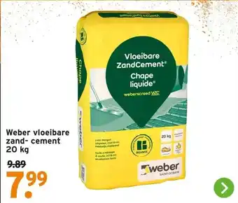 GAMMA Weber vloeibare zand- cement aanbieding